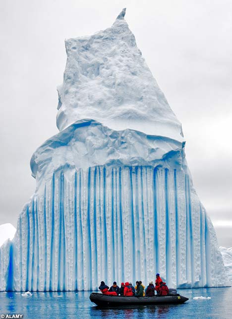 images of icebergs. Striped Icebergs