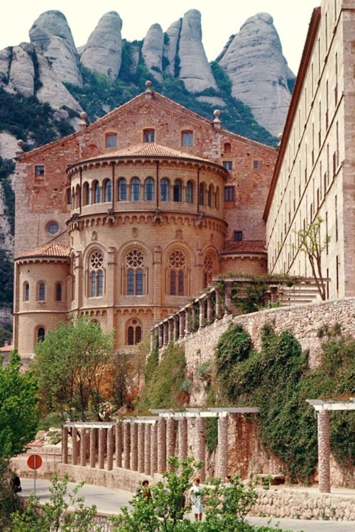 Benedictine Monastery, Monserrat, Barcelona, Spain