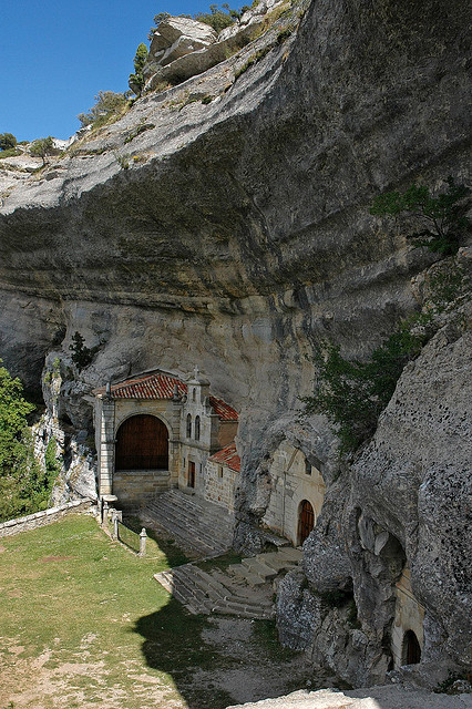 San Bernabe Monastery, Ojo Guareña, Spain (by Javi Diez Porras).