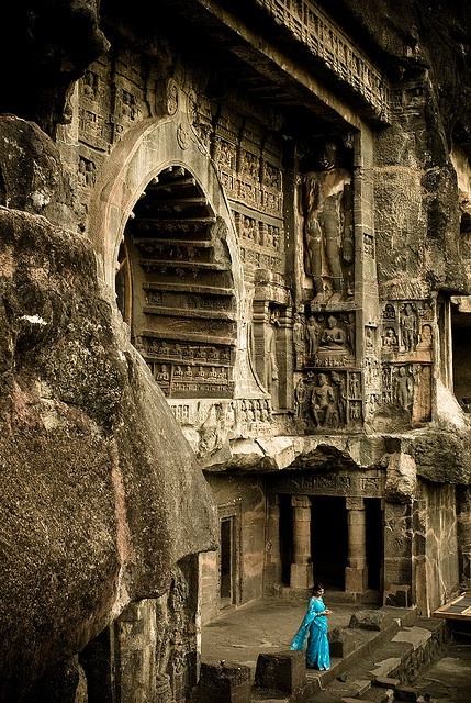 Ajanta caves, Maharashtra, India