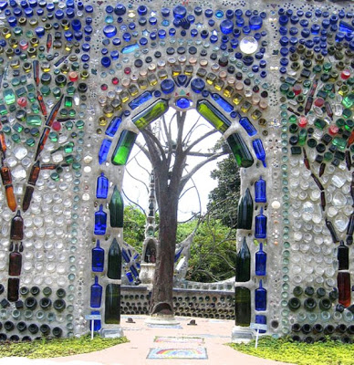 The Bottle Chapel at Airlie Gardens, North Carolina.
