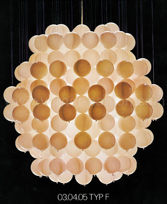 Ping pong ball chandelier