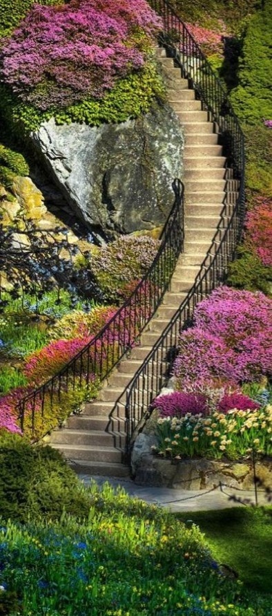 Butchart Gardens near Victoria on Vancouver Island in British Columbia, Canada • photo by John Rogers
