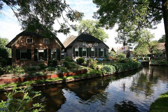 Giethoorn in Netherlands