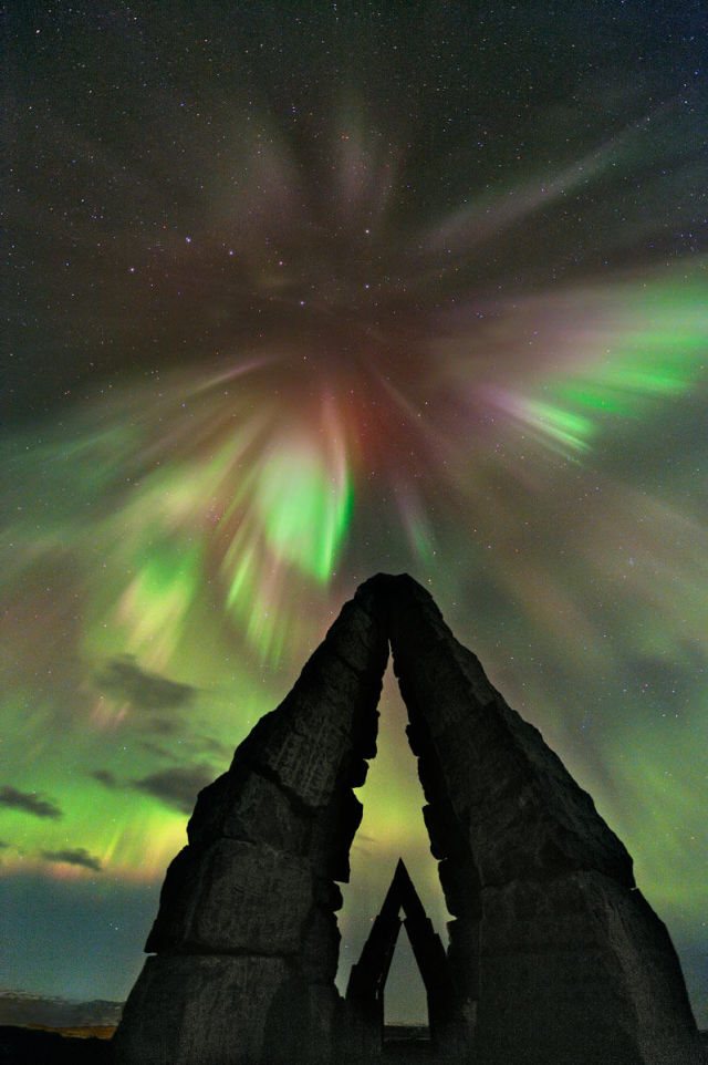 The temple of sky, Iceland