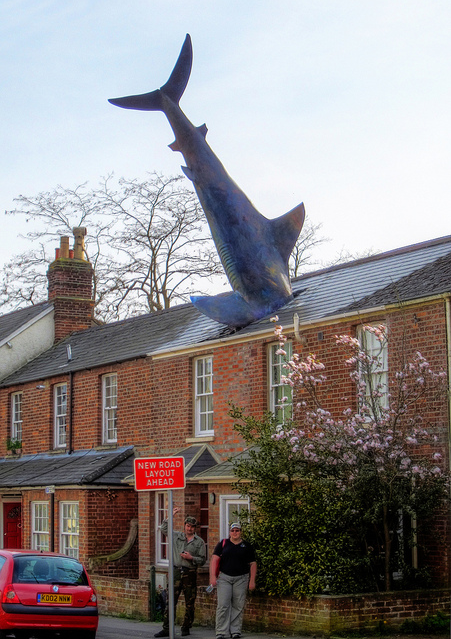 The Headington Shark, Oxford, UK