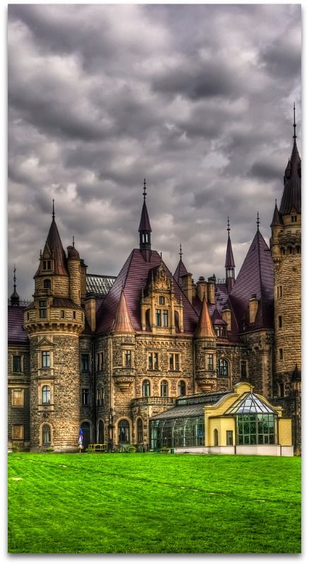 Castle in Moszna, Poland